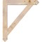 Ekena Millwork Traditional Arts & Crafts Smooth Bracket, Douglas Fir, 3 1/2"W x 28"D x 32"H BKT04X28X32TRA03SDF - alternate 4